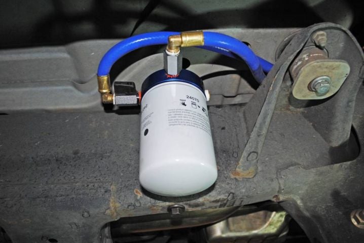Image 2: Sinister Diesel Coolant Filtration System (w/ WIX) for 2003-2007 Dodge Cummins 5.9L
