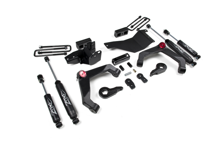 Image 5: Zone Offroad 3" Adventure Series UCA Lift System 01-10 Chevy/GMC 2500/3500 Pickup & SUV 4WD