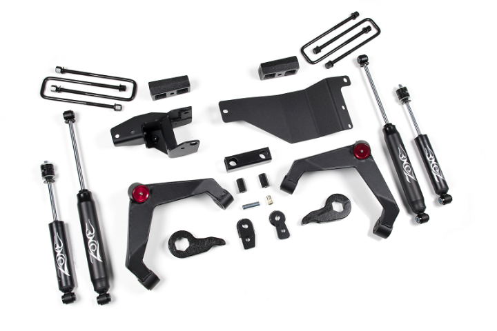 Image 3: Zone Offroad 3" Adventure Series UCA Lift System 01-10 Chevy/GMC 2500/3500 Pickup & SUV 4WD