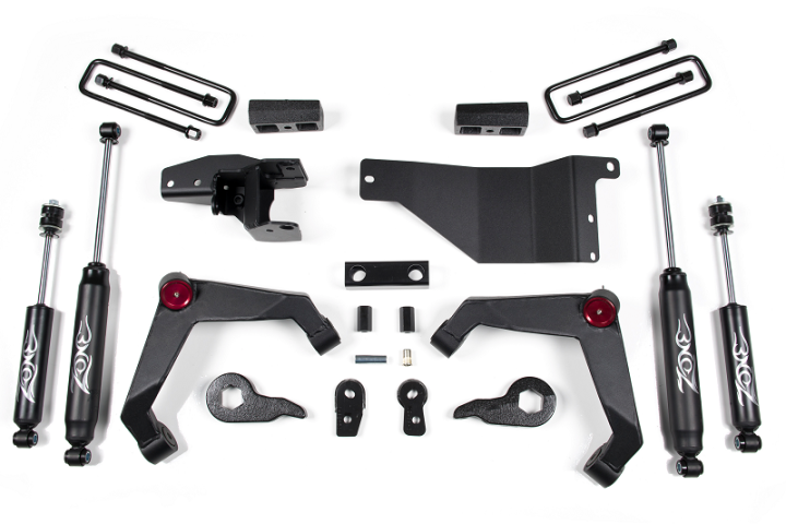 Image 1: Zone Offroad 3" Adventure Series UCA Lift System 01-10 Chevy/GMC 2500/3500 Pickup & SUV 4WD