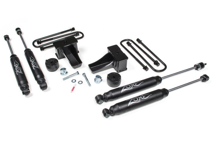 Image 3: Zone Offroad 2" Lift Kit 2011-2016 Ford F250 4wd