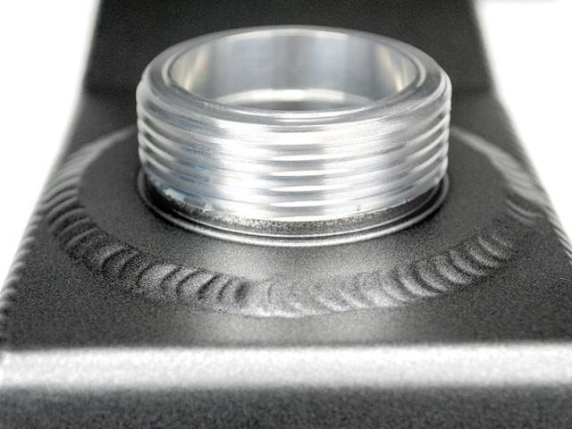 Image 5: Sinister Diesel Coolant Reservoir (Degas) for 1999.5-2003 Ford Powerstroke 7.3L (Gray)