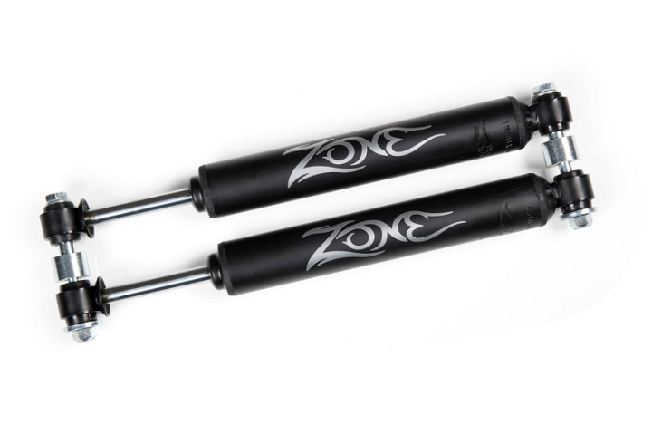 Image 1: Zone Offroad Dual Steering Stabilizer Kit 2013-2017 Dodge Ram 2500/3500 4WD