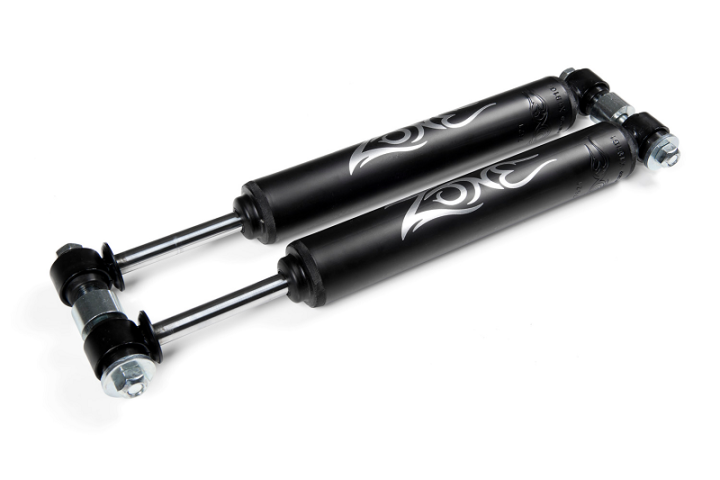 Image 3: Zone Offroad Dual Steering Stabilizer Kit 2013-2017 Dodge Ram 2500/3500 4WD