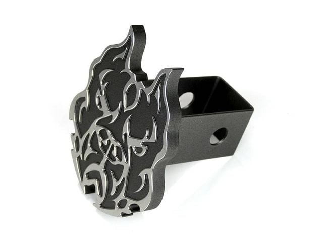 Image 7: Sinister Diesel Pitbull Hitch Cover (Gray)