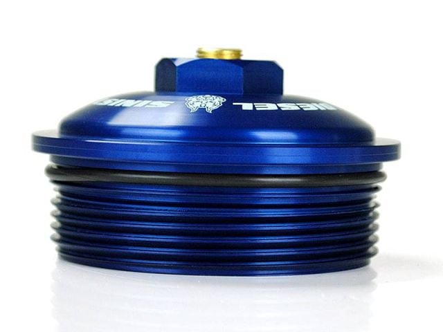 Image 4: Sinister Diesel Fuel Filter Cap for 2003-2007 Ford Powerstroke 6.0L