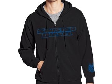 Sinister Diesel Zip Hoodie (Blue)
