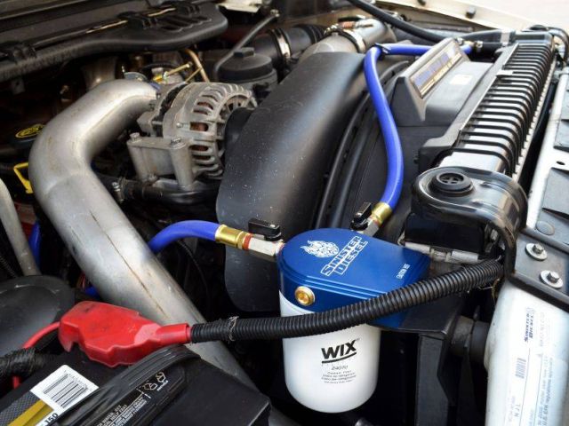 Image 3: Sinister Diesel Coolant Filtration System for 2003-2007 Ford Powerstroke 6.0L