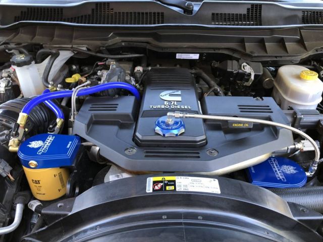 Image 3: Sinister Diesel Bypass Oil Filter System for 2013-2020 Dodge Cummins 6.7L