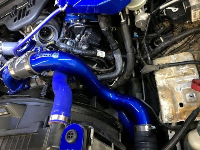 Image 2: Sinister Diesel Cold Side Charge Pipe for 2003-2007 Ford Powerstroke 6.0L