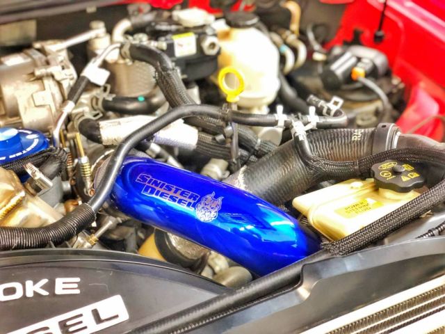 Image 6: Sinister Diesel Intercooler Pipe for 2008-2010 Ford Powerstroke 6.4L (Hot Side)