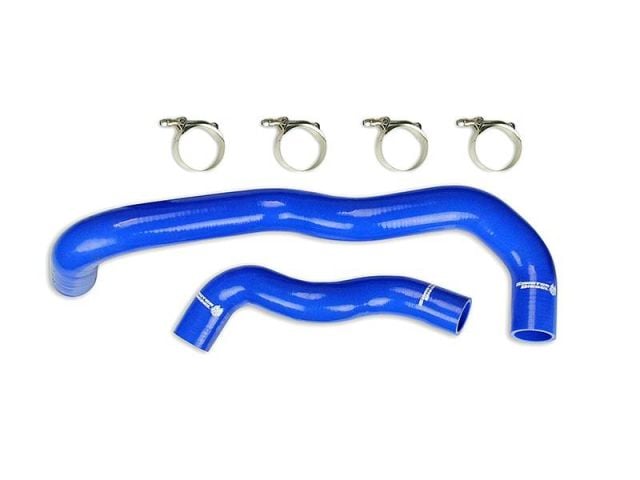 Image 1: Sinister Diesel Radiator Hose Kit for 2005-2007 Ford Powerstroke 6.0L - 2WD Only (Blue)