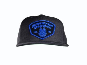 Sinister Diesel  Gray/Blue Snapback Hat