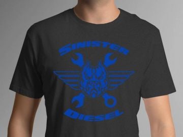 Sinister Diesel T-Shirt Grey Wings