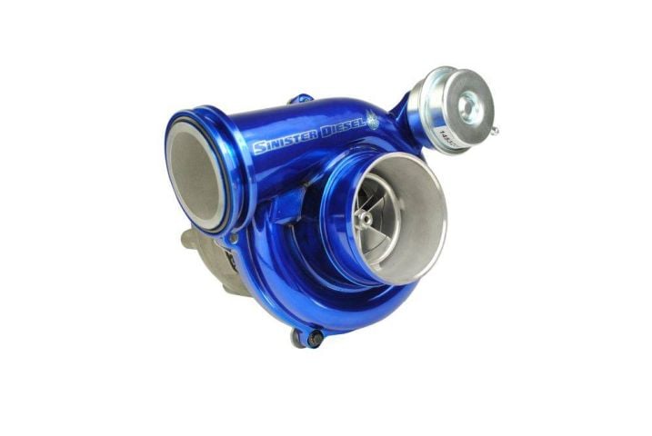 Image 4: Sinister Diesel PITBULL SERIES® 1 Turbocharger for 1999.5-2003 Ford Powerstroke 7.3L