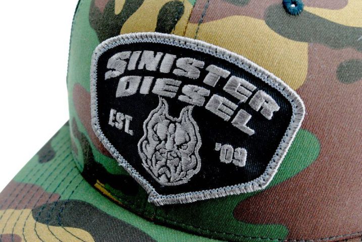 Image 3: Sinister Diesel Camo Snapback Hat