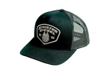 Sinister Diesel Black and Gray 6 Panel Snapback Hat