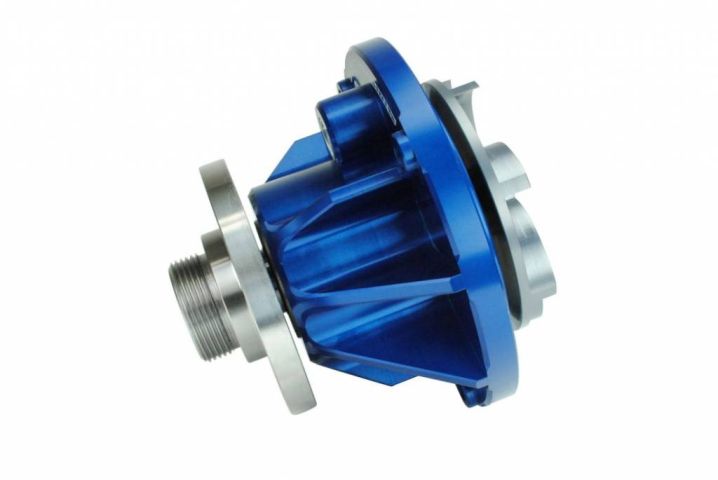 Image 2: Sinister Diesel Billet Water Pump for 2005-2007 Ford Powerstroke 6.0L