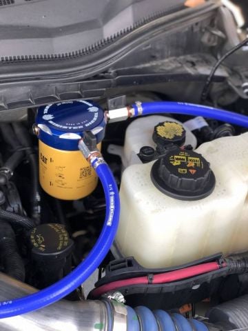 Image 6: Sinister Diesel Coolant Filtration System (W/ CAT) for 2017-2019 Ford Powerstroke 6.7L