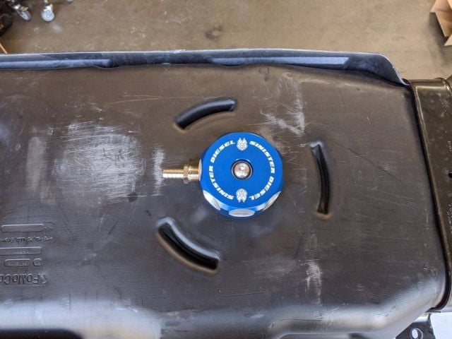 Image 10: Sinister Diesel Universal Fuel Tank Sump Kit