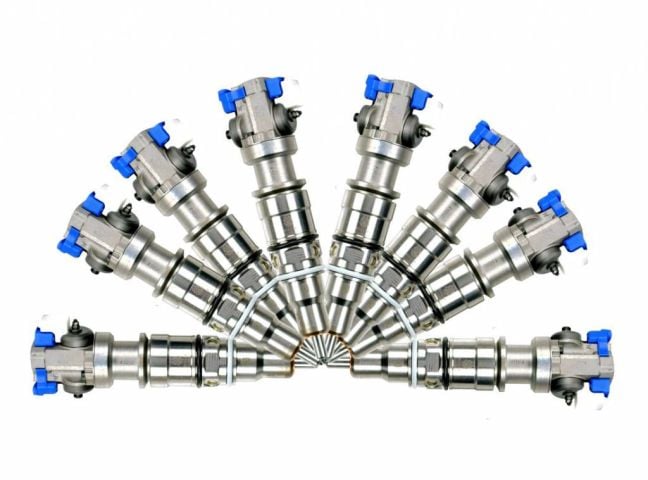 Image 1: Sinister Diesel Injector Package for 2004.5-2007 Ford Powerstroke 6.0L (Set of 8)