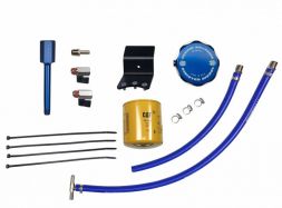 Sinister Diesel Coolant Filtration System (W/ CAT) for 2017-2019 Ford Powerstroke 6.7L