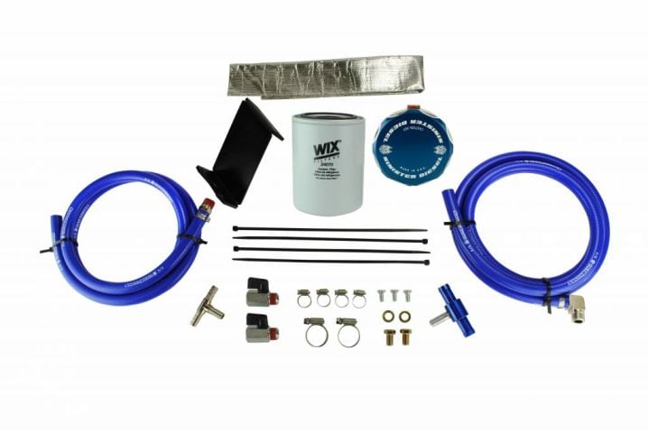 Image 1: Sinister Diesel Coolant Filtration System (w/ Wix) for 2011-2016 GM Duramax 6.6L LML