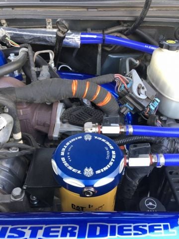 Image 11: Sinister Diesel Coolant Filtration System (w/ Wix) for 2011-2016 GM Duramax 6.6L LML