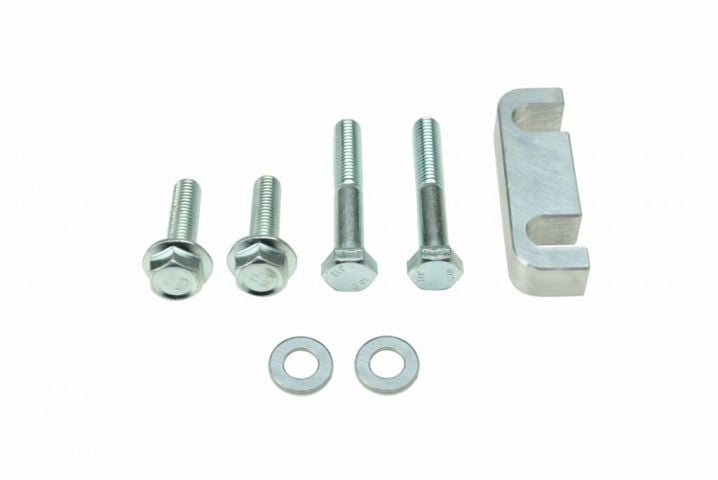 Image 3: Sinister Diesel  CAT Fuel Filter Adapter for 2001-2016 GM Duramax 6.6L (Gray)