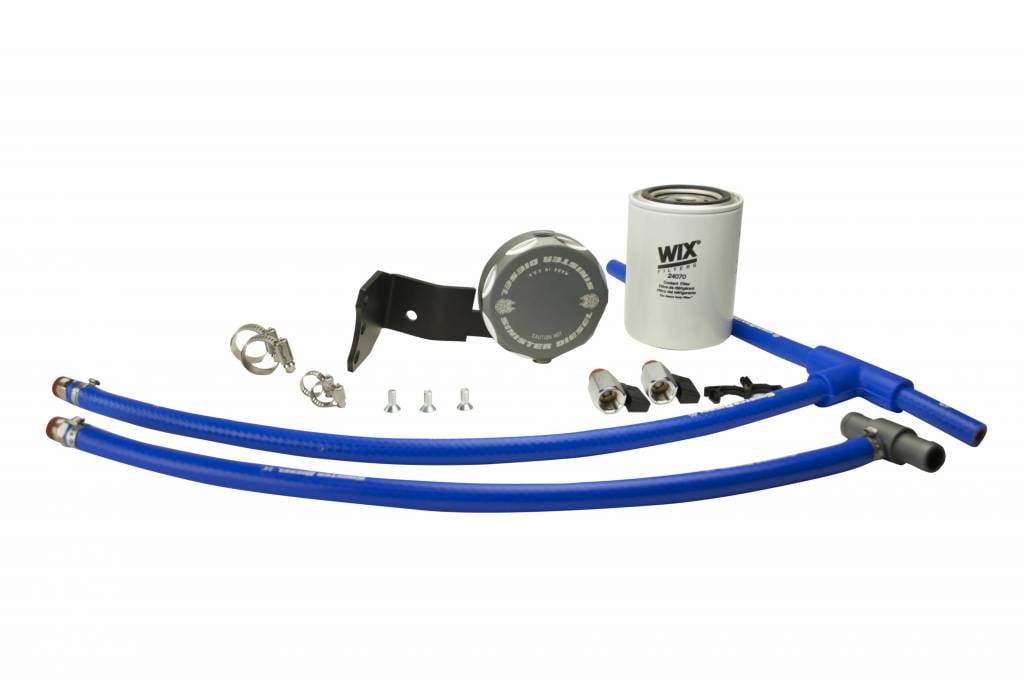 Coolant Filtration System for 2003-2007 Ford Powerstroke 6.0L Gray