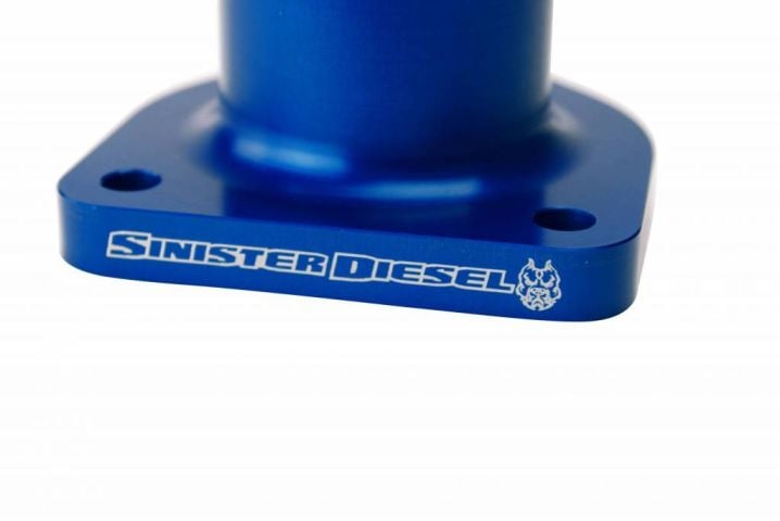 Image 2: Sinister Diesel Thermostat Housing for 1999-2003 Ford Powerstroke 7.3L