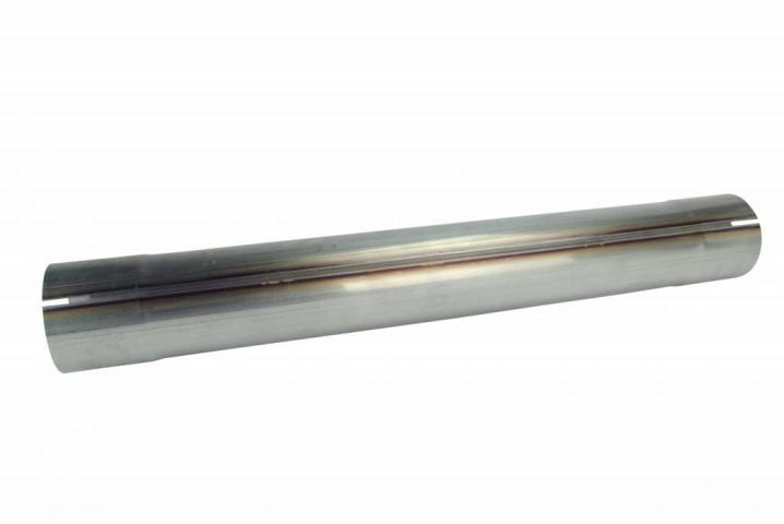 Image 5: Sinister Diesel 4" Muffler Delete Pipe 30" Stainless Steel