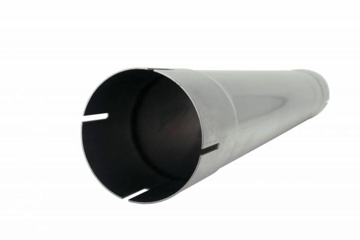 Image 4: Sinister Diesel 4" Muffler Delete Pipe 30" Stainless Steel