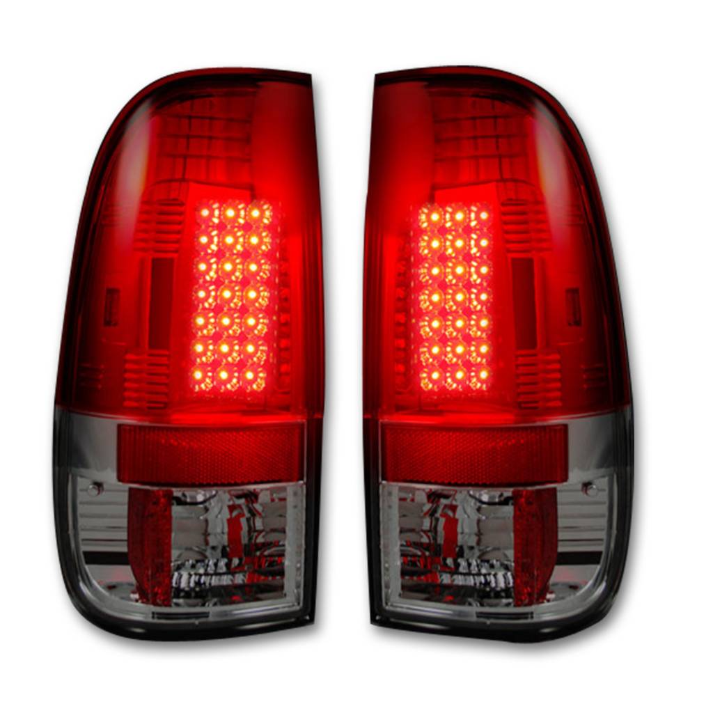 Recon Red LED Tail Lights for Ford Superduty 2008-2015