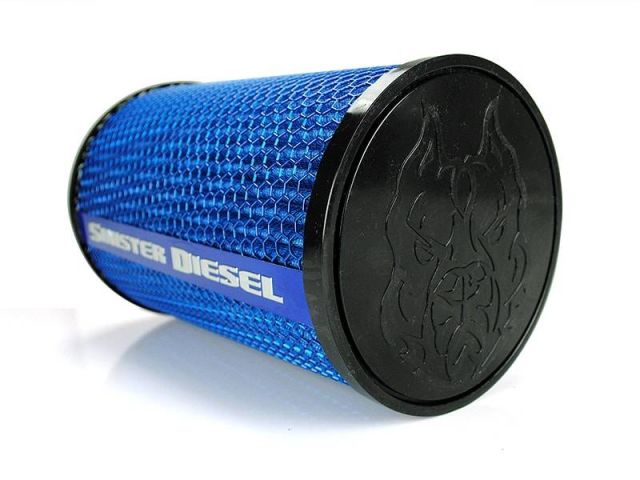 Image 4: Sinister Diesel Universal Replacement Dry Media Disposable Air Filter (4" Inner Diameter)