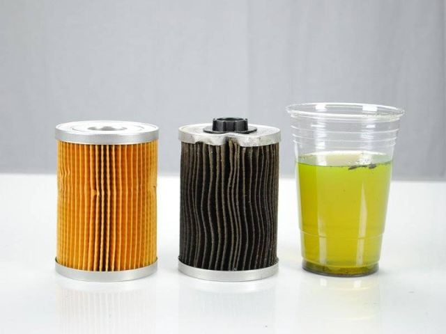 Image 6: Sinister Diesel Oil Filter & Coolant Filtration System for 2003-2007 Ford Powerstroke 6.0L