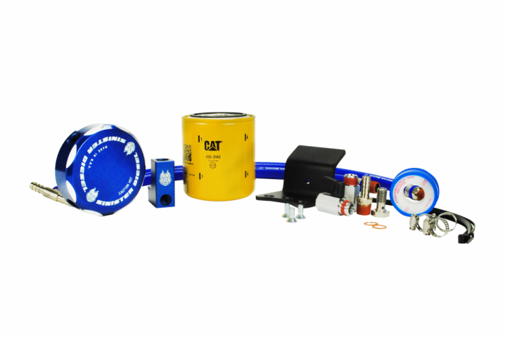 Image 3: Sinister Diesel Coolant Filtration System (W/ CAT) for 2020-2022 Ford Powerstroke 6.7L (Blemish)